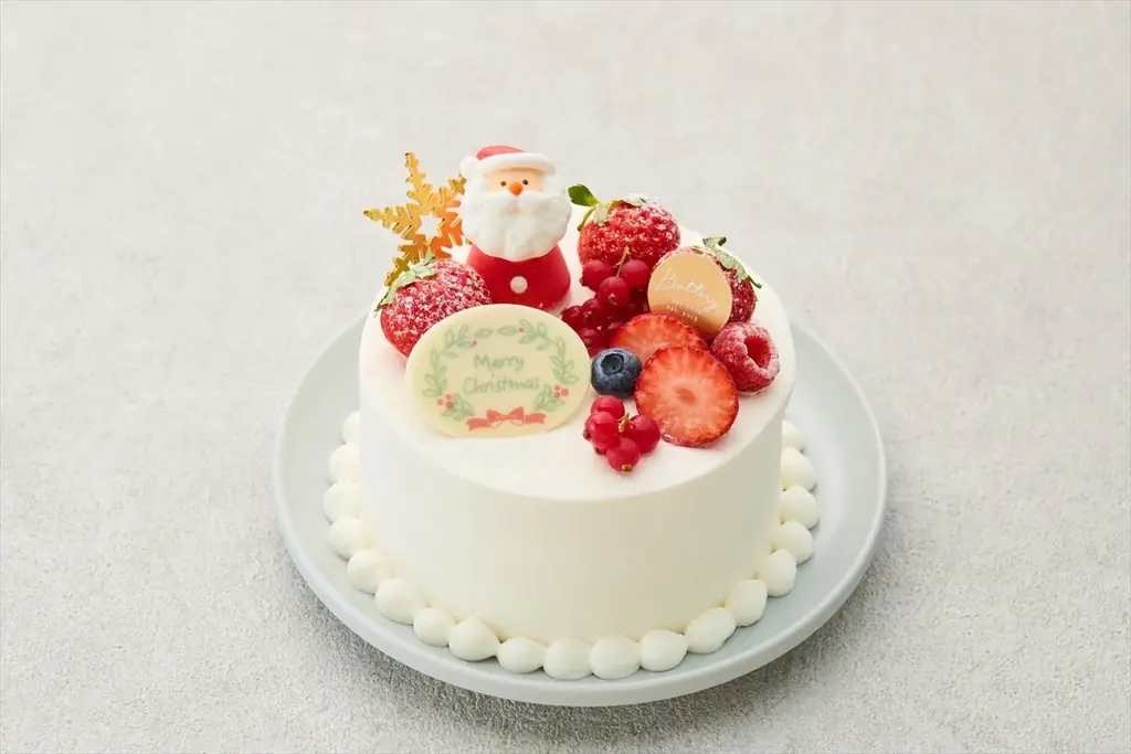 【Buttery本店】フランス産発酵バター香るいちごの「クリスマスミルクレープ」などクリスマスケーキの予約受付を10月より開始 画像 6