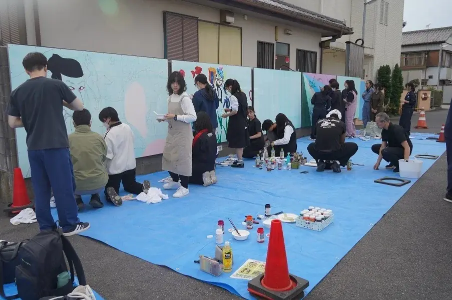 千葉県香取・海匝地域の高校5校が、学校の枠を越えて壁画制作に挑戦！地域に作品を残すためのクラウドファンディングを実施中【千葉県香取市】 画像 6