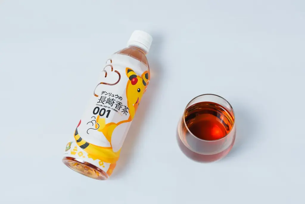 「ながさき未来応援ポケモン」デンリュウと長崎の発酵茶がコラボ！「デンリュウの長崎香茶びわ」10月22日発売 画像 4