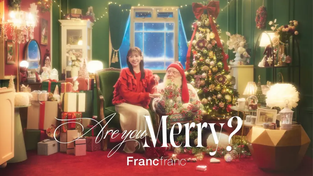 FRUITS ZIPPER櫻井優衣さんが『Francfranc クリスマスアンバサダー』に就任　タイアップ楽曲『Are you Merry ?』が10月16日（金）店頭BGMとTikTokで先行公開！ 画像 1