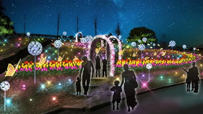【イルミネーション】100万球を超える輝き“Wonder Night Hill 2026-2027” 【ハーベストの丘】 画像 3