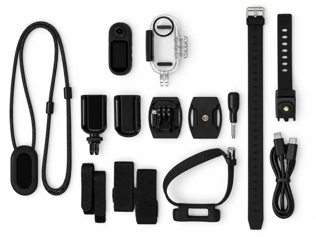 身につけて、目線のまま撮る。約34gの小型カメラ4K 60fps・広角140°対応、アクセサリーも充実「DIGI+軽量Vlogカメラ DGP-ACM02」10月29日まで、特別価格19,800円で提供 画像 4
