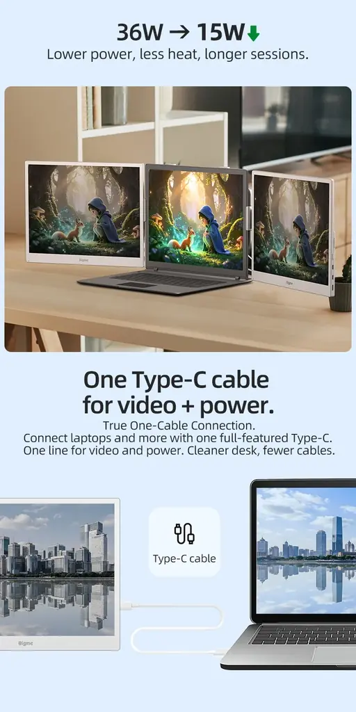 60FPS対応の13.3インチカラー電子ペーパーモニター「Bigme B13 Pro」登場！目に優しく、滑らかで、持ち運びやすく、省電力！ 画像 4