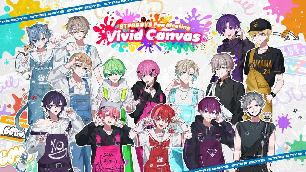 STPR BOYS、初のファンミーティングが好評につき追加公演決定！『STPRBOYS Fan Meeting 〜Vivid Canvas〜』追加公演オフィシャル先行受付スタート 画像 1