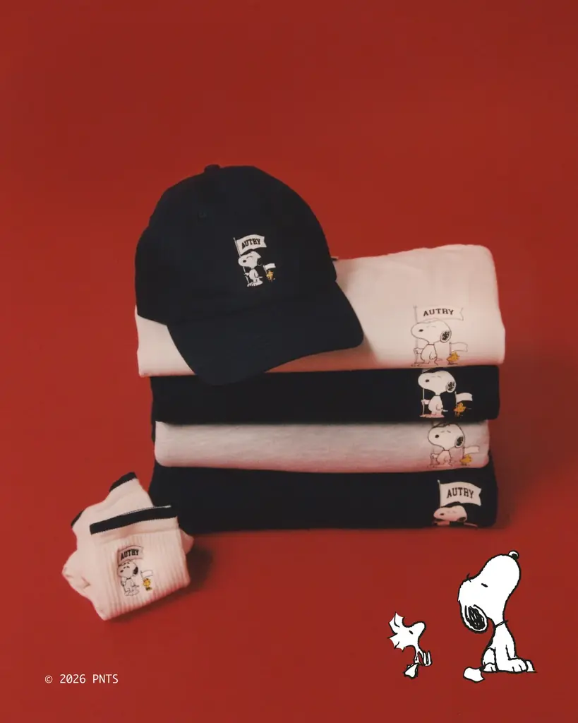【AUTRY】「Snoopy x Autry」カプセルコレクションを2026年10月23日(金)にオートリー直営店舗にて数量限定販売 画像 3
