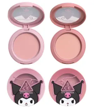 3CEとクロミが初のコラボレーション！人気のチークやリップを含む全4製品が、様々な表情のクロミが描かれた数量限定パッケージで登場 画像 3