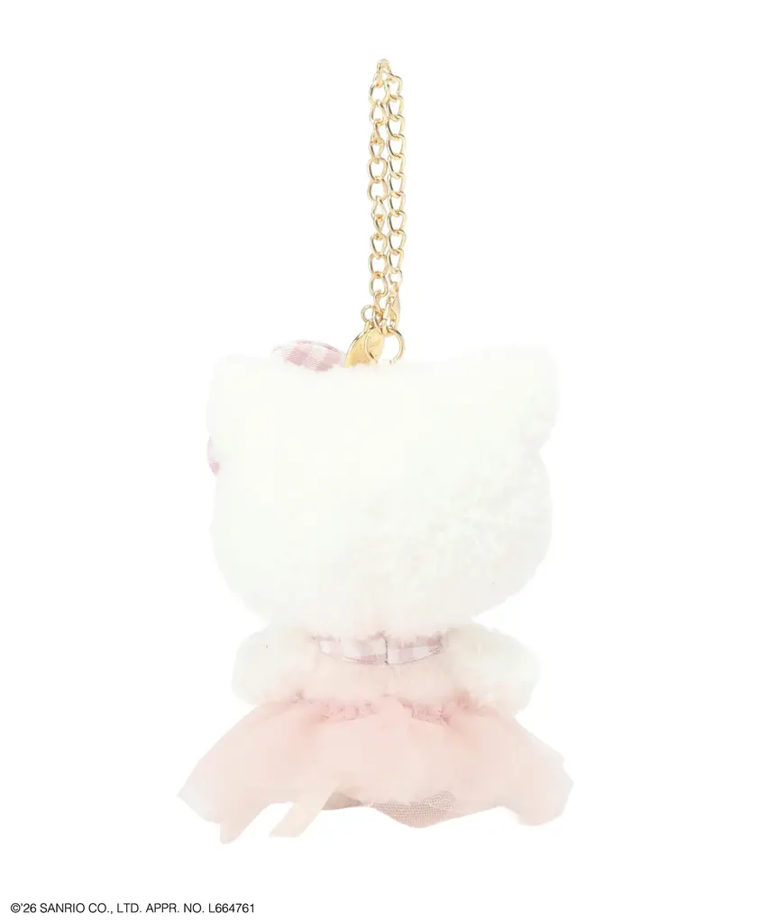 【Maison de FLEUR】ハローキティのバースデーをお祝い！おそろいのギンガムチェックリボンがポイントのバッグやチャームが登場 画像 10