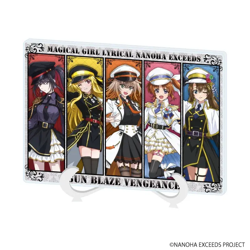 『魔法少女リリカルなのは EXCEEDS Gun Blaze Vengeance』新作グッズが登場！　ミリタリー風衣装を身にまとったシイナやなのはたちは敬礼したくなるようなカッコよさ 画像 8