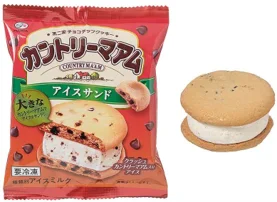 【セブン‐イレブン限定】冷凍しても“あのしっとり食感”！特製生地でサンドした「不二家 カントリーマアムアイスサンド」が登場 画像 2