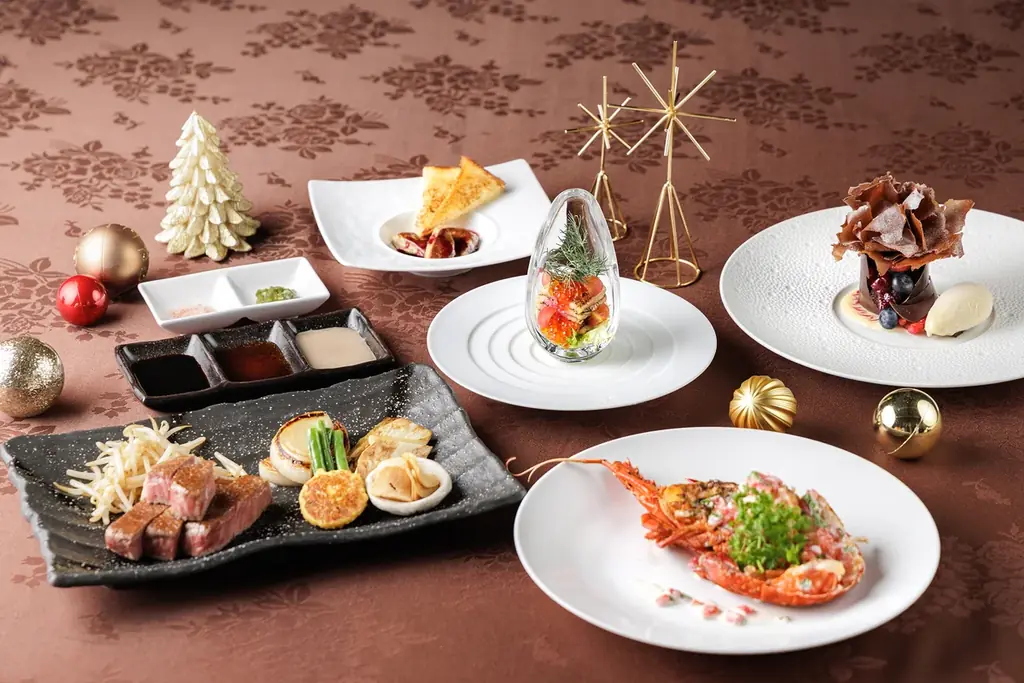 【ホテルメトロポリタン エドモント】鉄板焼「山彦」クリスマスコース2種 画像 2