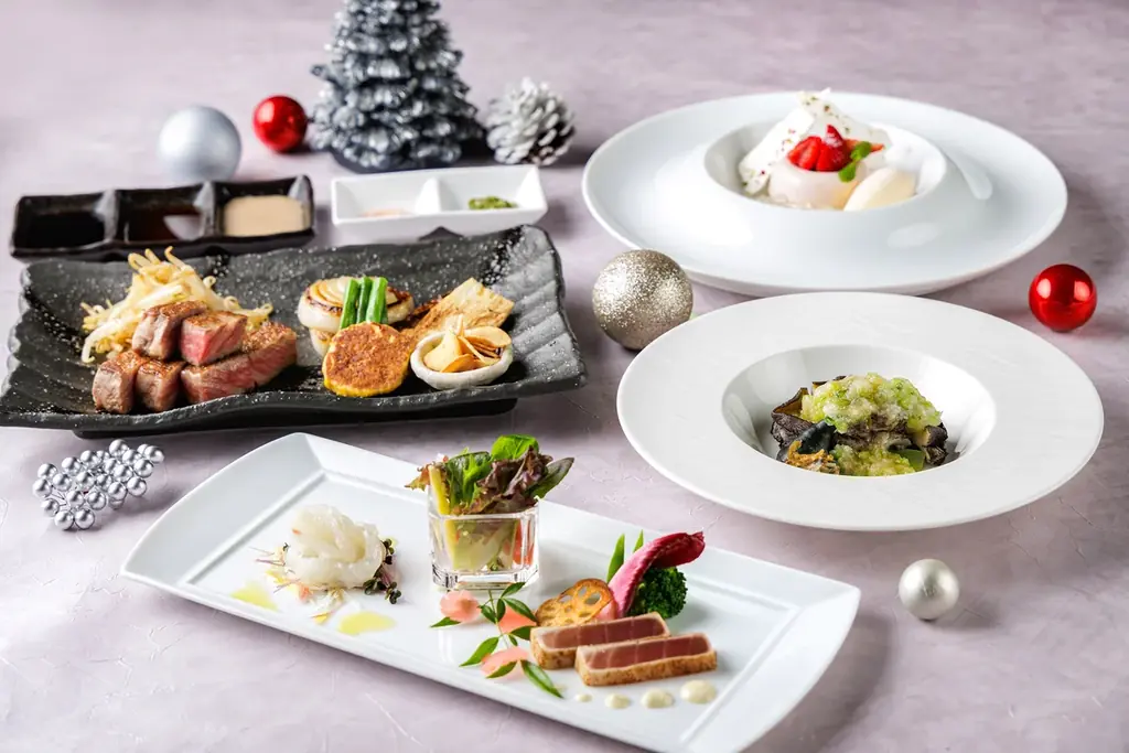 【ホテルメトロポリタン エドモント】鉄板焼「山彦」クリスマスコース2種 画像 3
