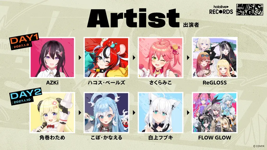 hololive RECORDS MUSIC STAGE 2027＠Kアリーナ横浜 情報解禁！ 画像 2
