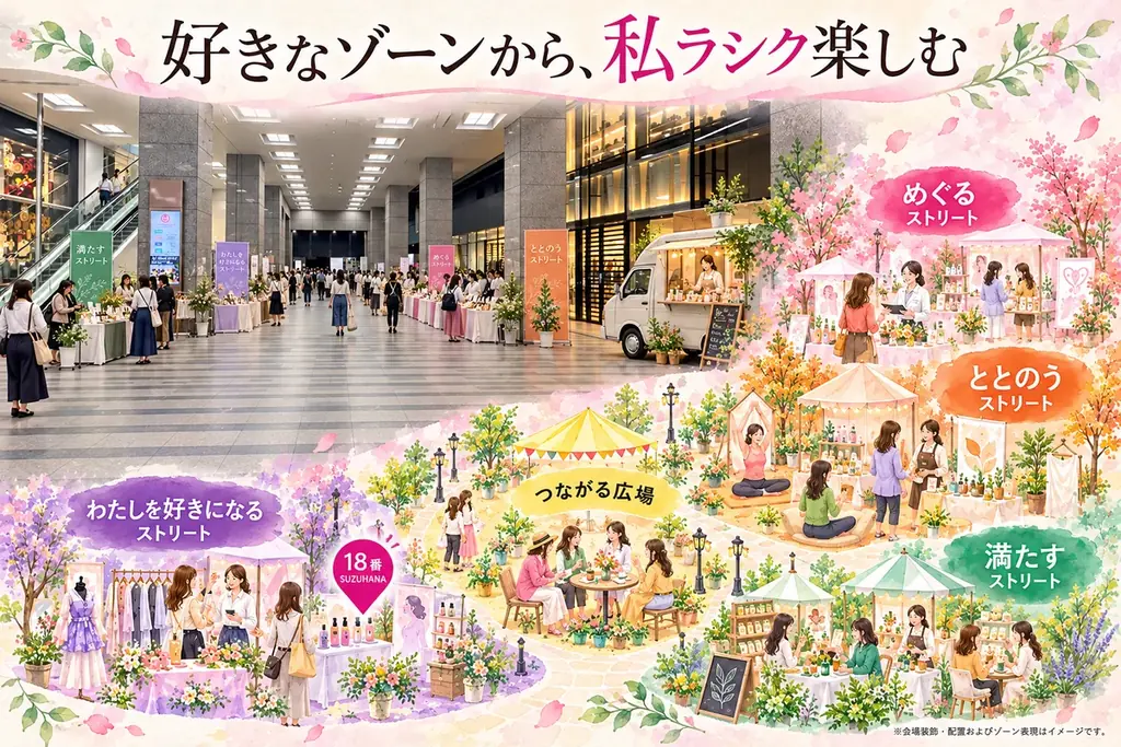 「自分に合う」が見つかる２日間。SUZUHANAが「feMarche 2026 Autumn」に４ブランドを出展 画像 6