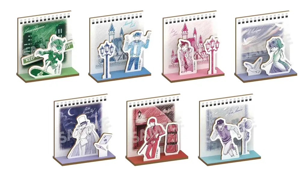 【名探偵コナン】ペンシルアート　木製ジオラマスタンドコレクションの発売が決定!!本日10/21(水)よりご予約受付を開始!! 画像 2
