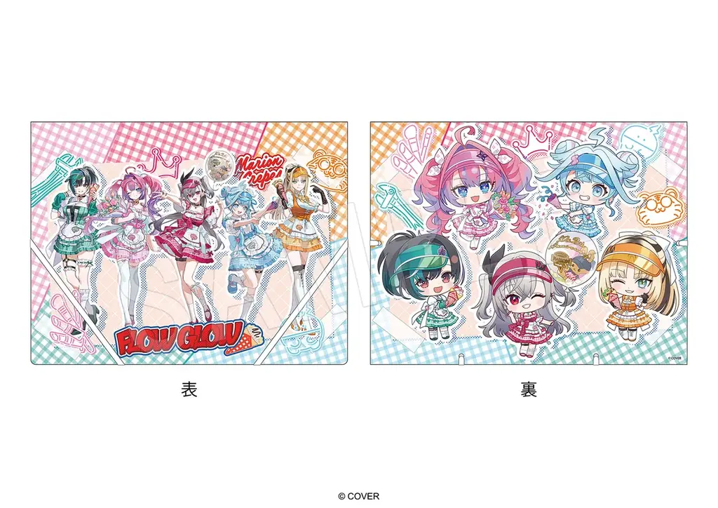 ホロライブ『FLOW GLOW』と「マリオンクレープ」のコラボが開催決定！描き下ろしイラストを使用した「等身アクリルスタンド」などオリジナルグッズが登場！ 画像 10