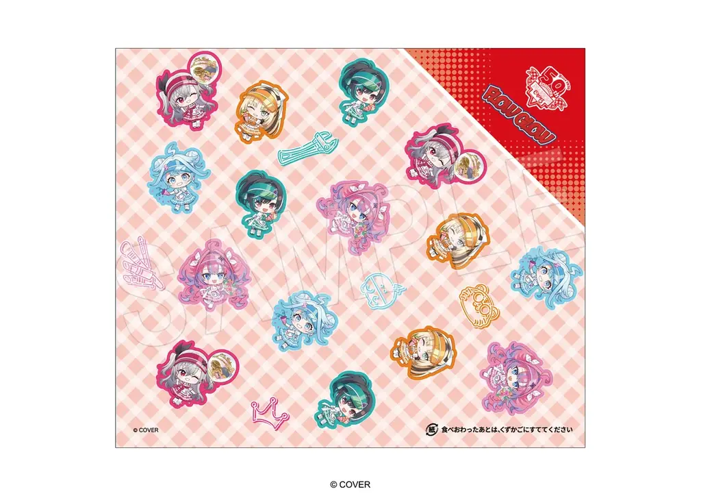 ホロライブ『FLOW GLOW』と「マリオンクレープ」のコラボが開催決定！描き下ろしイラストを使用した「等身アクリルスタンド」などオリジナルグッズが登場！ 画像 4