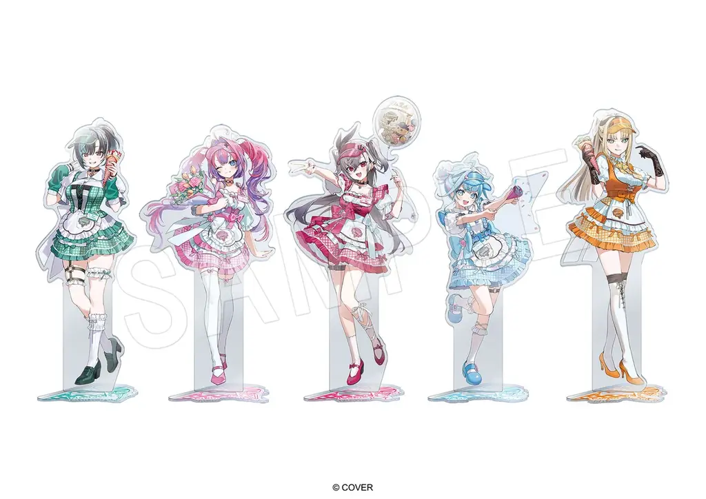 ホロライブ『FLOW GLOW』と「マリオンクレープ」のコラボが開催決定！描き下ろしイラストを使用した「等身アクリルスタンド」などオリジナルグッズが登場！ 画像 6