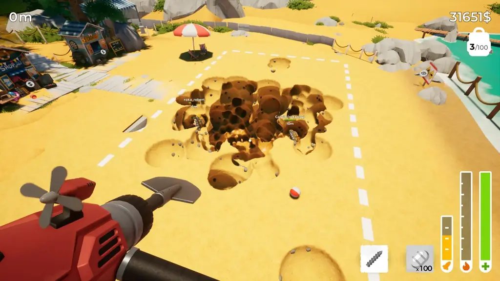 みんなで掘れば楽しさ倍増！『A Game About Digging A Hole Together』12月4日発売予定！ 画像 7