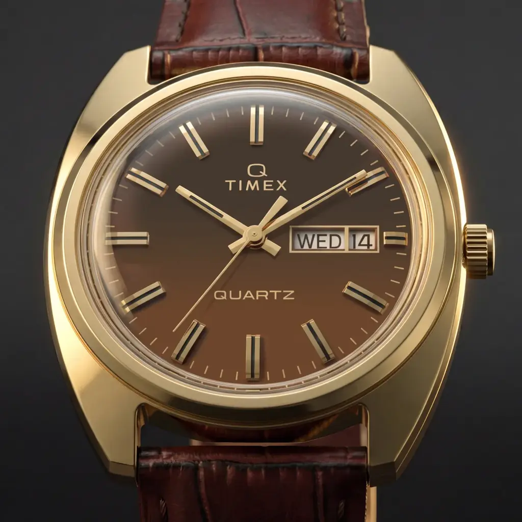 「TIMEX（タイメックス）」の1978年のアーカイブから「フュメダイヤル」が現代に甦る。70年代の階調美学を纏った「1978 Day Date Fume Dial Reissues」が登場。 画像 3