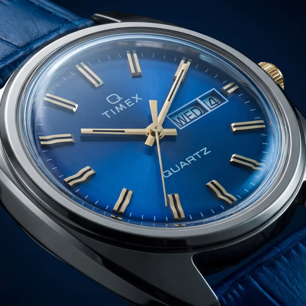 「TIMEX（タイメックス）」の1978年のアーカイブから「フュメダイヤル」が現代に甦る。70年代の階調美学を纏った「1978 Day Date Fume Dial Reissues」が登場。 画像 4