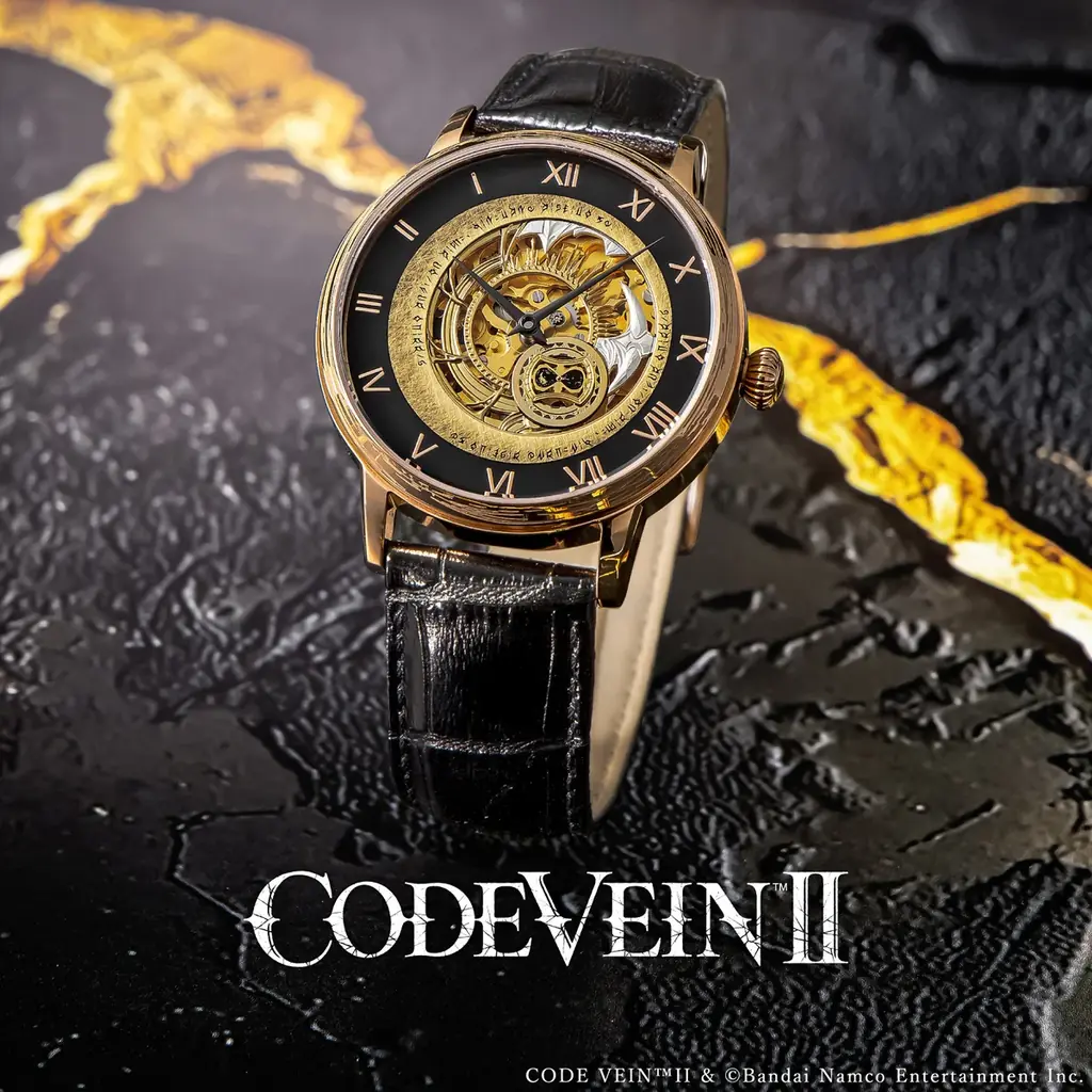 ―時を遡るように刻む機械式時計―『CODE VEIN II』オリジナルウォッチ「戦斧・イドリスの驕り モデル」、好評につき追加受注が決定！ 画像 2