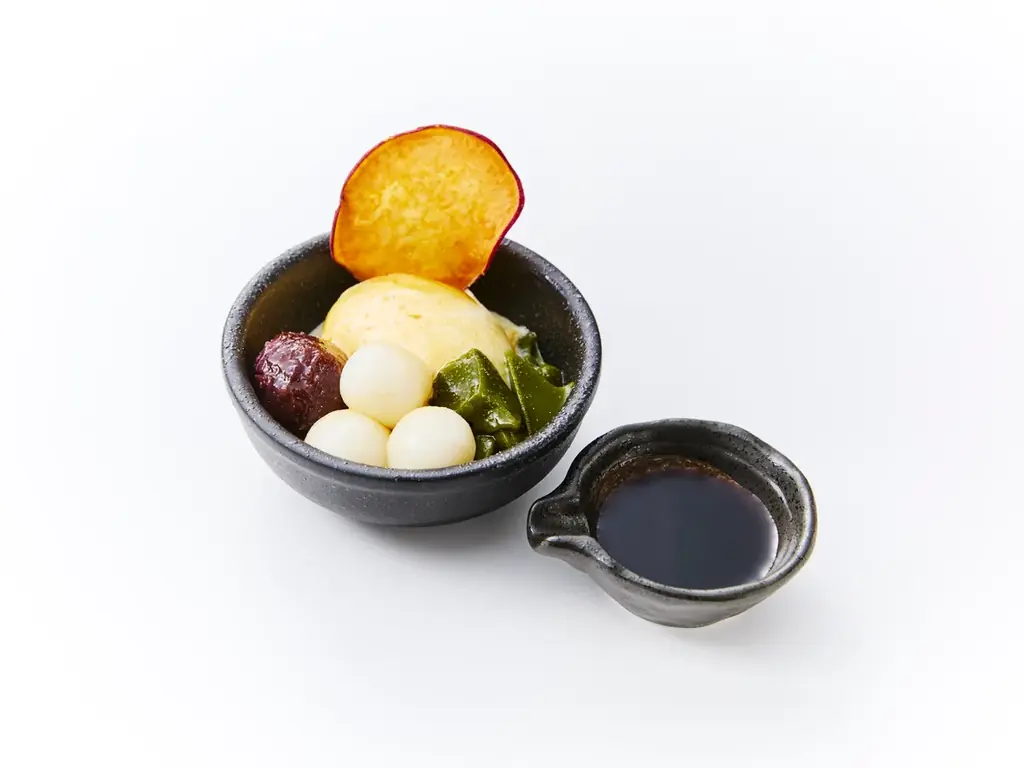 銀座おのでら池袋店に榮太樓監修の黒みつ抹茶パフェ登場
