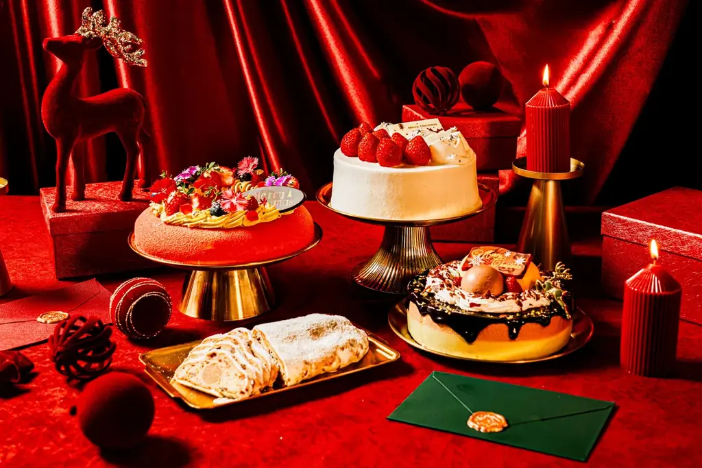 クリスマスケーキ受け渡し
