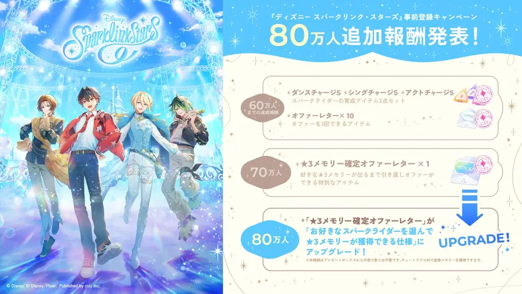 『ディズニー スパークリンク・スターズ』2026年11月4日(水)配信決定！さらにAGF2026出展情報も解禁！ 画像 5