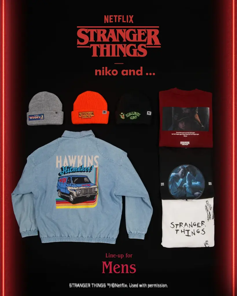 待望の第3弾！ 「niko and …」× Netflixシリーズ「ストレンジャー・シングス 未知の世界 」配信開始10周年記念コラボ！ 全アイテムを10月23日（金）一挙公開 画像 3