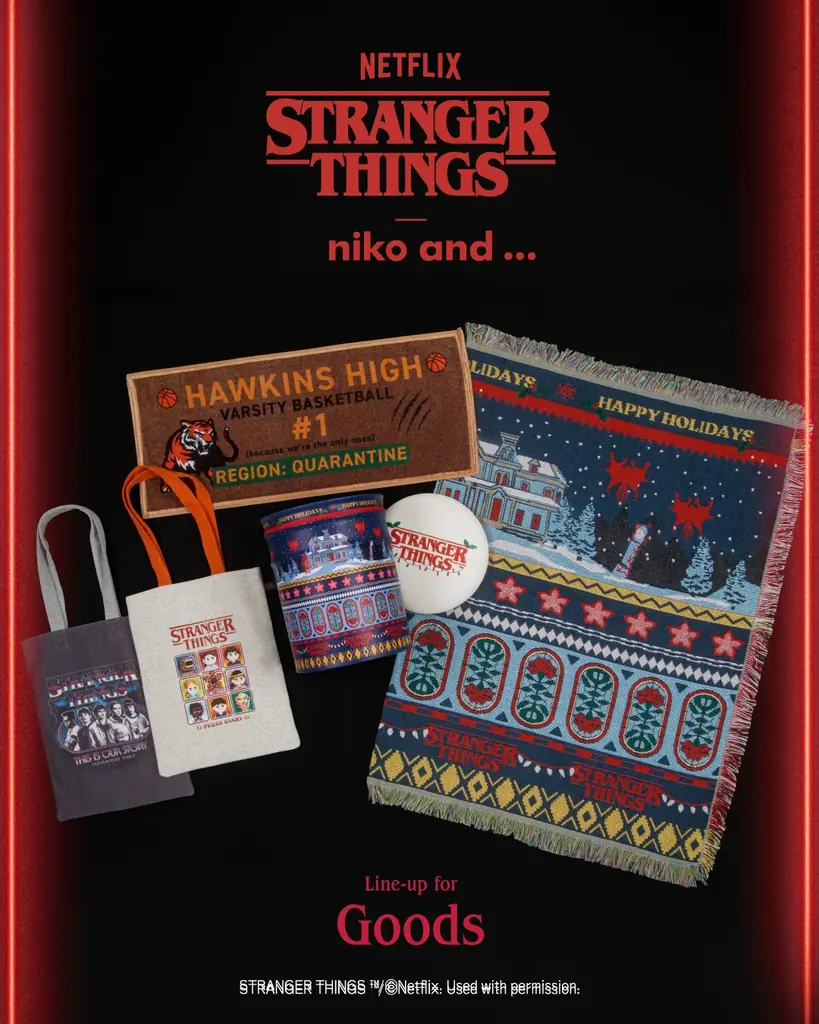 待望の第3弾！ 「niko and …」× Netflixシリーズ「ストレンジャー・シングス 未知の世界 」配信開始10周年記念コラボ！ 全アイテムを10月23日（金）一挙公開 画像 4