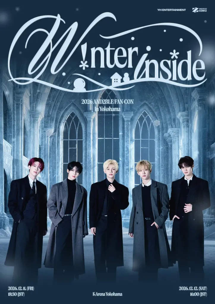 AND2BLE、12月開催の横浜ファンコンサート、日本公式FC先行受付が10月23日（金）14:00よりスタート！ 画像 1