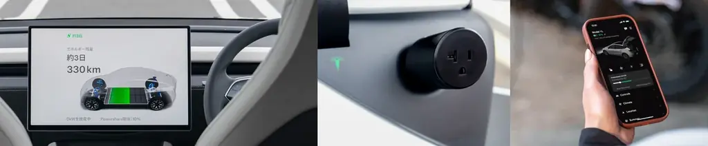 新しいModel 3とModel Y、Model Y L – おでかけも、もしもの備えも、テスラの電気で。 画像 3