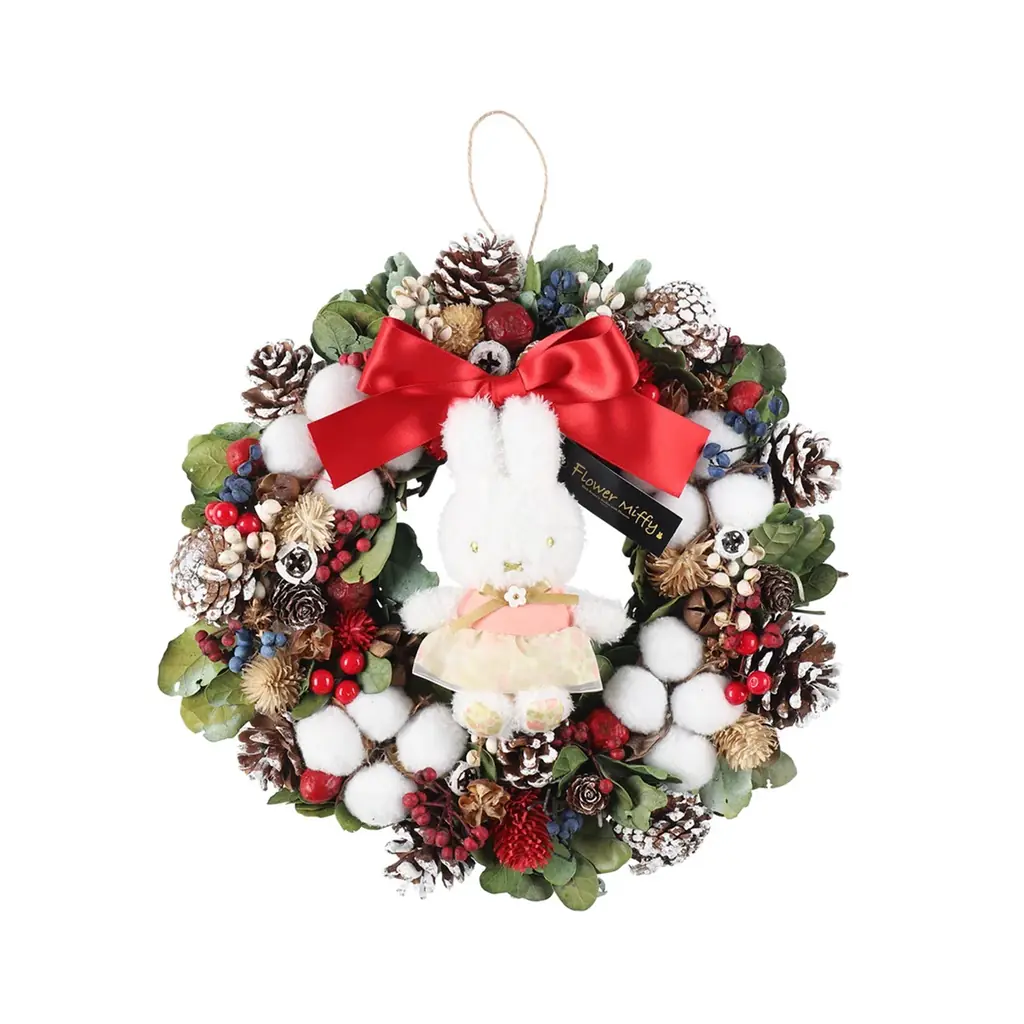 毎年人気のミッフィーのクリスマスリースや冬の贈り物におすすめのアイテムが集結 「Flower Miffy Pop-Up Marche」2026年11月6日(金)より横浜赤レンガ倉庫で期間限定開催 画像 16