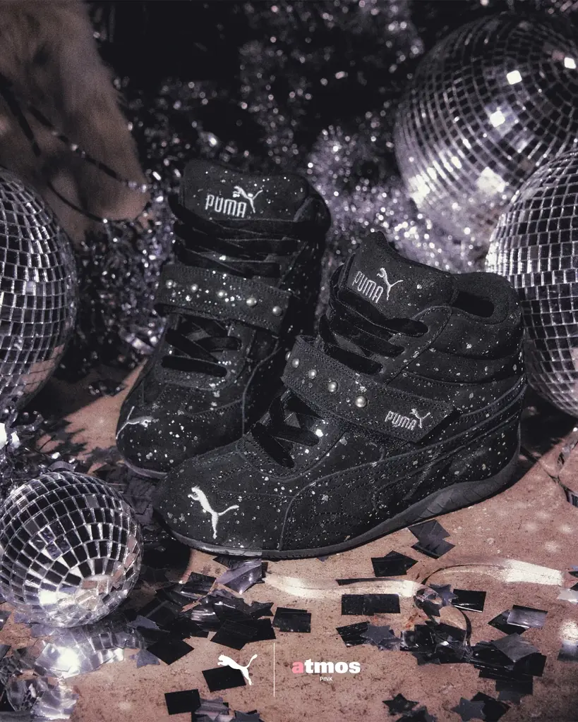 「atmos pink」と「PUMA」のコラボレーションモデル​『PUMA SPEEDCAT MIRROR BALL by atmos pink』 が登場​ 画像 15
