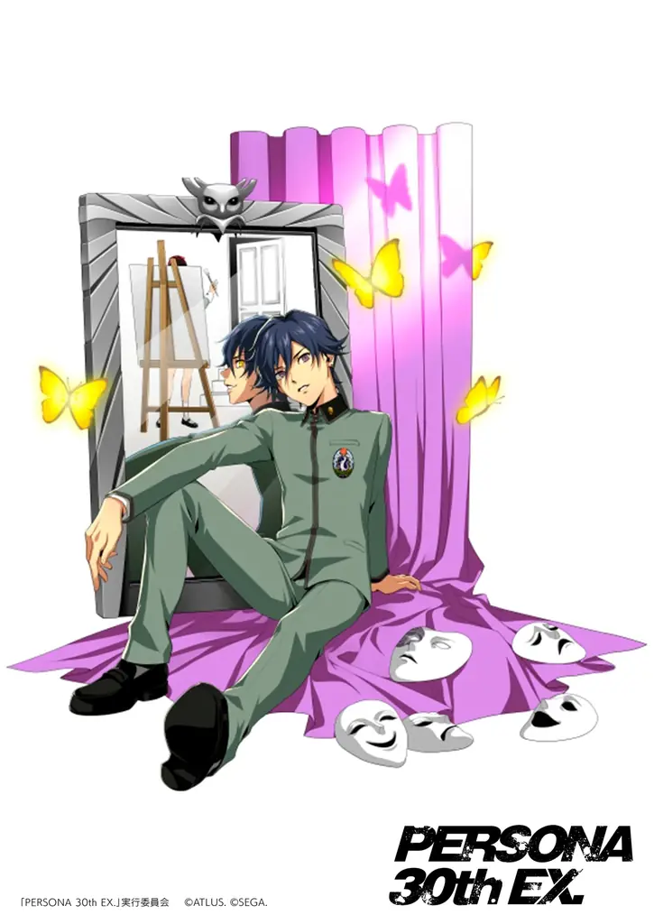 「PERSONA 30th EX.」 ●展覧会キービジュアル解禁！ ●展覧会用描き下ろしイラスト、本日よりXにて順次公開！ ●展覧会公式HPがオープン！開催時間など詳細も更新。 画像 3