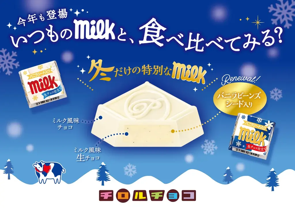 冬ミルク発売