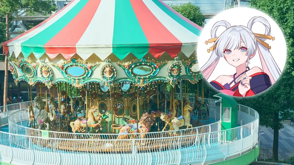『超かぐや姫！×東京ドームシティ～MEMORIAL WONDER LAND～』開催　名曲が彩るアトラクションと光のARイルミネーション　東京ドームシティで映画『超かぐや姫！』を全身で体感する38日間 画像 4