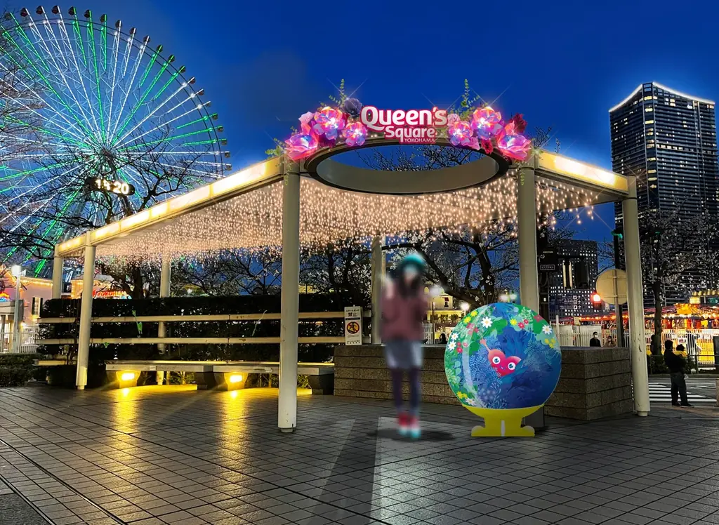 「クイーンズスクエア横浜クリスマス 2026」×「GREEN×EXPO 2027」公式マスコットキャラクター「トゥンクトゥンク」が彩る高さ約8.7mの巨大クリスマスツリーが登場 画像 5