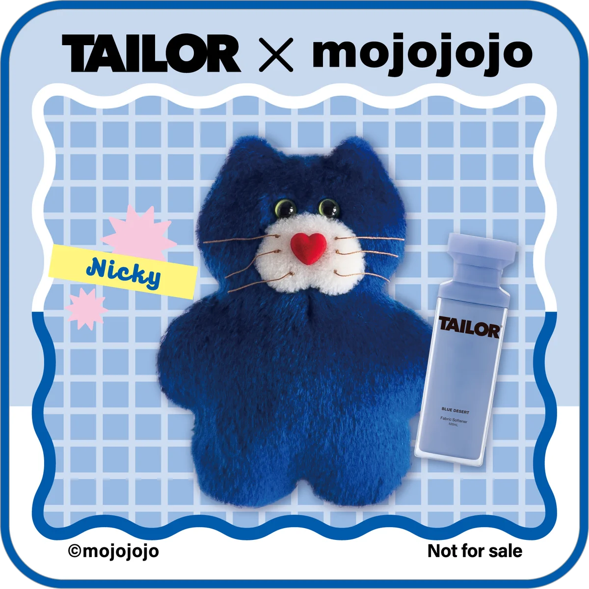 「TAILOR」と「mojojojo」が初コラボ！オリジナルグッズ付柔軟剤・ファブリックミストを数量限定発売！ 画像 3