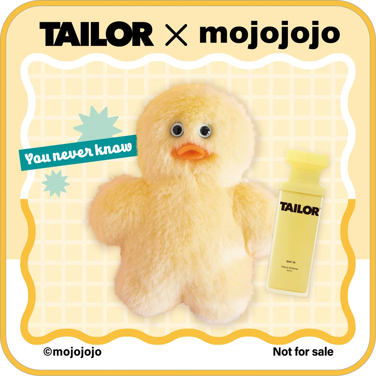 「TAILOR」と「mojojojo」が初コラボ！オリジナルグッズ付柔軟剤・ファブリックミストを数量限定発売！ 画像 4