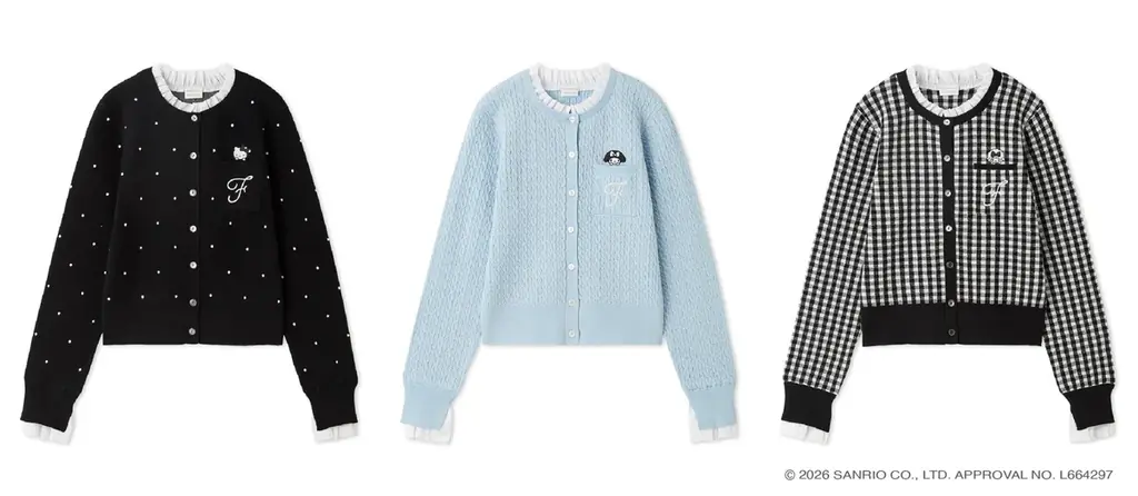 【FRAY I.D♡Sanrio characters】FRAY I.Dとサンリオキャラクターズが限定コラボレーション！洗練されたモードスタイルに遊び心を添えたアイテム計7型が登場 画像 4