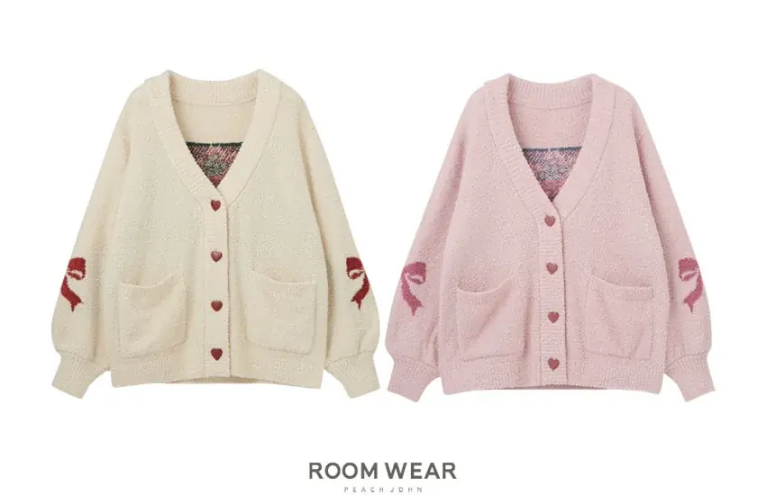 【PEACH JOHN ROOM】ホリデーシーズンを彩る「HOLIDAY COLLECTION」が登場。リボンモチーフのルームウェアを10月28日より発売。 画像 10