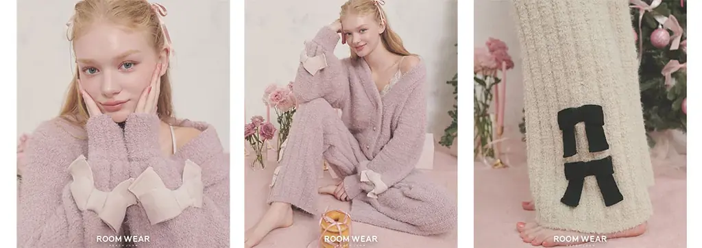 【PEACH JOHN ROOM】ホリデーシーズンを彩る「HOLIDAY COLLECTION」が登場。リボンモチーフのルームウェアを10月28日より発売。 画像 15