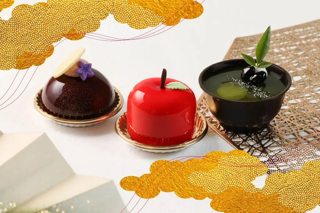 【京都・バイカル下鴨本店】京漆器のような「鏡面美」をグラサージュケーキで表現。艶やかな本店新作ケーキを11月から販売開始。 画像 1