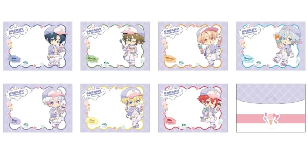 『アイドリッシュセブン』コラボカフェ第9弾「DREAMY ICE CREAMERY」は11月2日から！　新規ビジュアルのオリジナルグッズ販売やGratteコラボも展開 画像 9