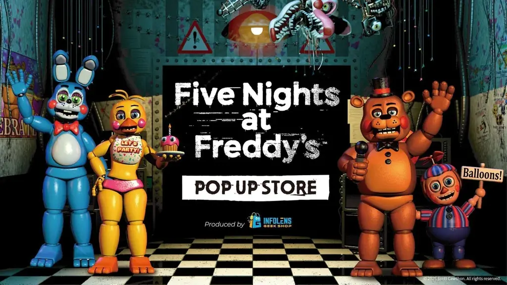 FNAF公式POP UP STORE、東京ソラマチは11月3日開催