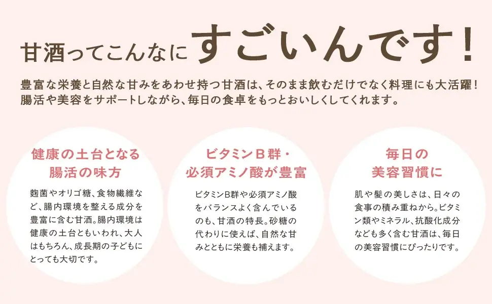 【飲む美容液】麴甘酒で作る、心と体にやさしい簡単腸活レシピ集『食べてととのう　コメ農家の甘酒レシピ』発売 画像 2