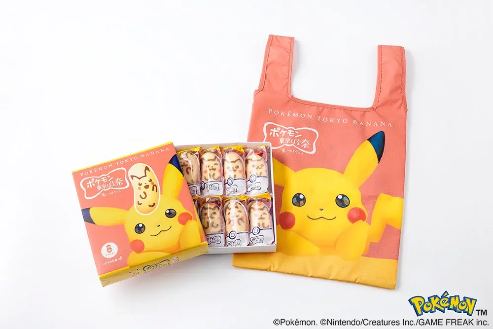 ポケモン東京ばな奈、11月4日からピカチュウのエコバッグセットを通販