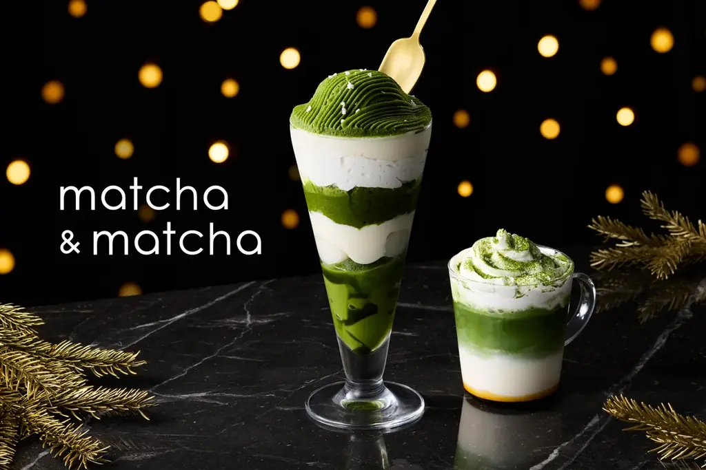【nana’s green tea】創業25周年記念、抹茶を味わう期間限定商品第3弾。抹茶×塩、意外な組み合わせで旨みがぐっと引き立つ「抹茶の塩ティラミスパフェ」「抹茶の塩ラテ」11月5日より販売開始 画像 1