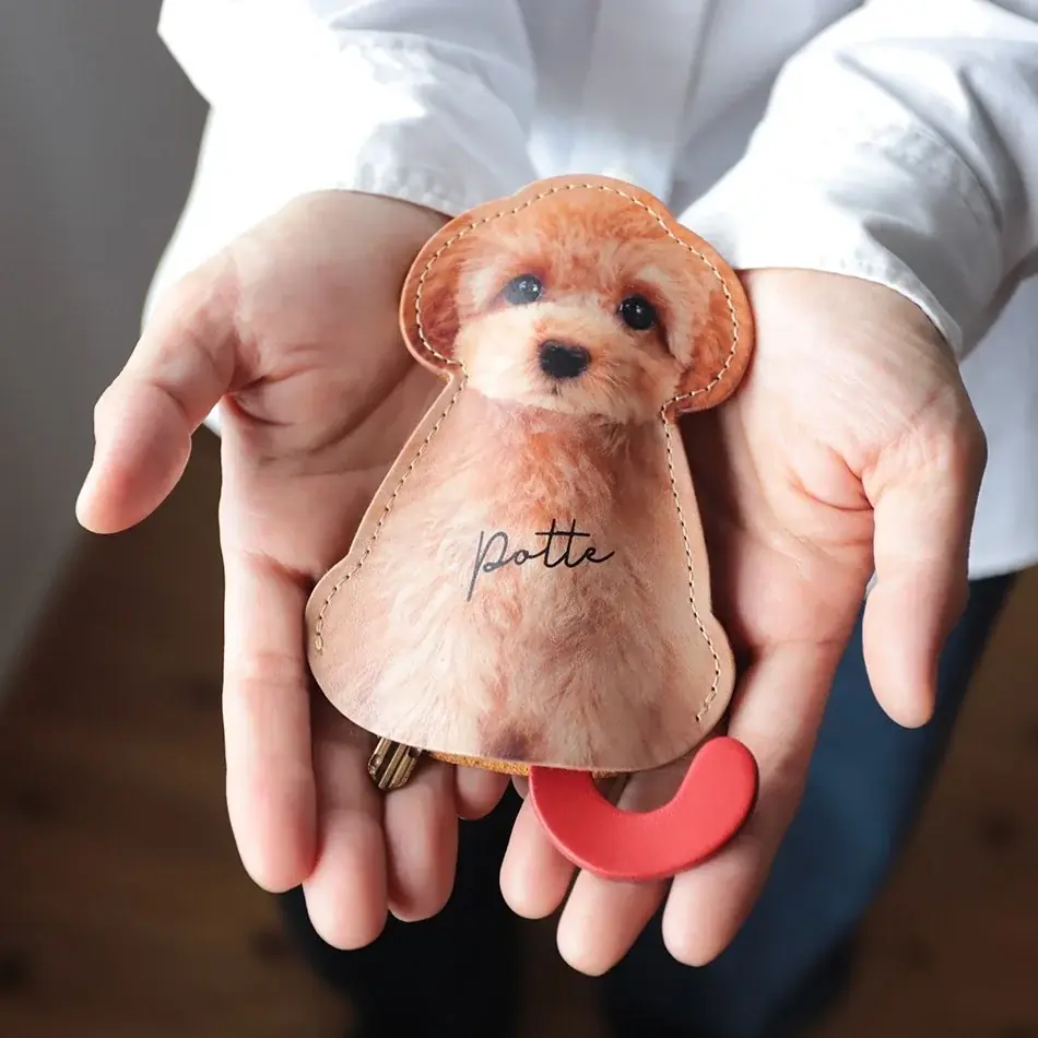 「垂れ耳の子も、つくれますか？」の声から商品化。愛犬の写真でつくる「愛犬キーケース」に、垂れ耳モデルが新登場。 画像 2